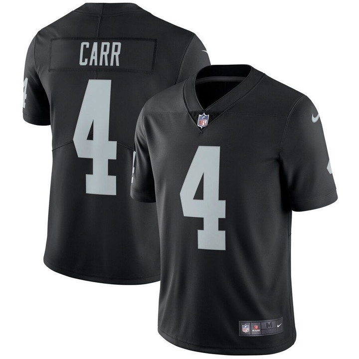 Derek Carr Oakland Raiders Vapor Untouchable Limited Player Jersey Black 2019
