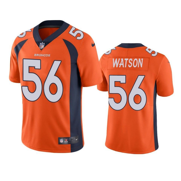 Denver Broncos Dekoda Watson Vapor Untouchable Limited Orange Mens Jersey