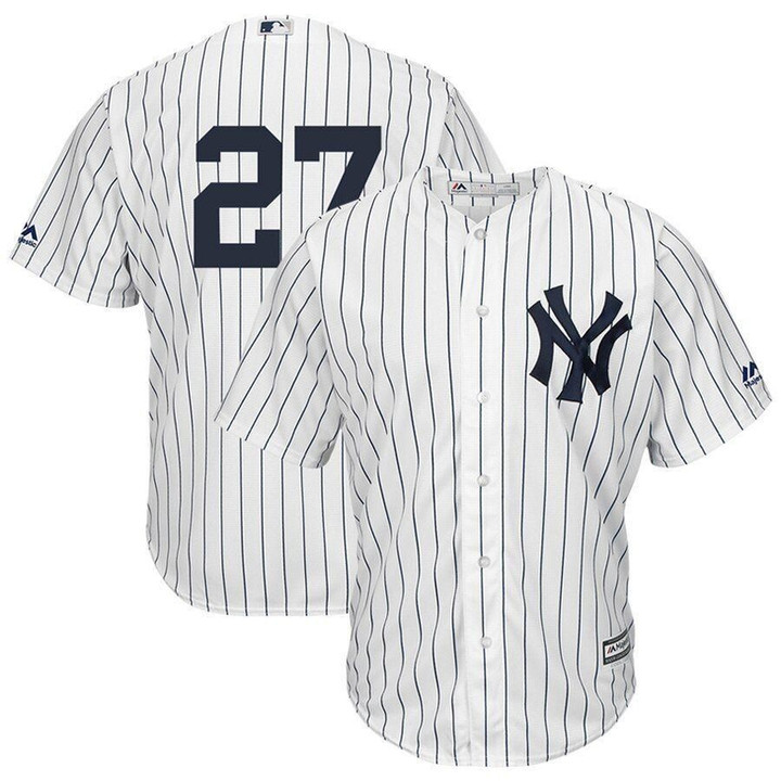 Giancarlo Stanton New York Yankees Majestic Cool Base Player Jersey White 2019 gifts for fans