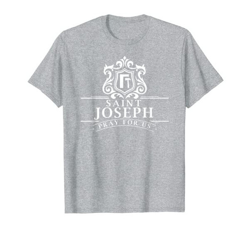 St Joseph Patron Saint of Fathers Workers Carpenter Catholic T-Shirt