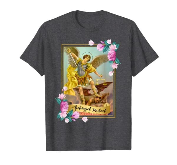 St Michael the Archangel - Protector Catholic Church Angel T-Shirt