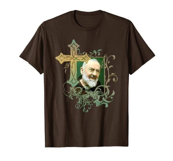 St Padre Pio Prayer Cross Catholics Holy Saints T-Shirt