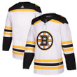 Boston Bruins Adidas Away Authentic Blank Jersey - White Nhl