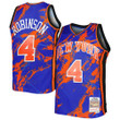Nate Robinson New York Knicks Mitchell & Ness 2005-06 Hardwood Classics Marble Swingman Jersey - Blue Nba