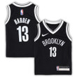 James Harden Brooklyn Nets Nike Toddler 2020/21 Replica Jersey - Icon Edition - Black Nba