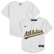 Oakland Athletics Nike Preschool Home Replica Team Jersey - White Mlb