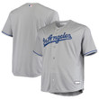 Los Angeles Dodgers Big And Tall Replica Team Jersey Gray Mlb