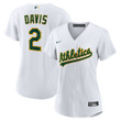 Khris Davis Oakland Athletics Nike Womens Home Replica Player Jersey White Mlb