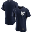 New York Yankees Nike Alternate Authentic Team Jersey Navy Mlb