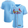 St Louis Cardinals Nike Alternate Authentic Team Jersey Light Blue Mlb