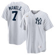 Mickey Mantle New York Yankees Nike Home Cooperstown Collection Player Jersey White Mlb