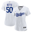 Mookie Betts Los Angeles Dodgers Nike Women's Home Replica Player Jersey - White Mlb