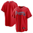 Atlanta Braves Nike Alternate Replica Team Jersey Red Mlb