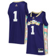 #1 Alcorn State Braves Adidas Honoring Black Excellence Replica Basketball Jersey - Purple Ncaa