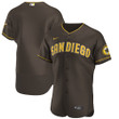 San Diego Padres Nike Road Authentic Team Jersey Brown Mlb