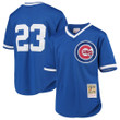 Ryne Sandberg Chicago Cubs Mitchell & Ness  Cooperstown Collection Mesh Batting Practice Jersey - Royal Mlb