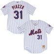 Mike Piazza 2000 New York Mets Mitchell & Ness Authentic Jersey - White Mlb