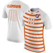 #10 Clemson Tigers Original Retro Brand Soccer Jersey - White Ncaa