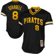 Willie Stargell Pittsburgh Pirates Mitchell & Ness 1982 Authentic Cooperstown Collection Mesh Batting Practice Jersey - Black Mlb