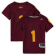 #1 Arizona State Sun Devils Adidas Toddler Replica Jersey - Maroon Ncaa