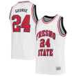 Paul George Fresno State Bulldogs Original Retro Brand Commemorative Classic Basketball Jersey - White Ncaa