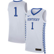 Kentucky Wildcats Nike Replica Jersey - White Ncaa
