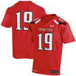 #19 Texas Tech Red Raiders Under Armour Replica Jersey - Red Ncaa