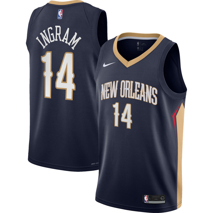 Brandon Ingram New Orleans Pelicans Nike 2021/22 Swingman Jersey - Icon Edition - Navy Nba