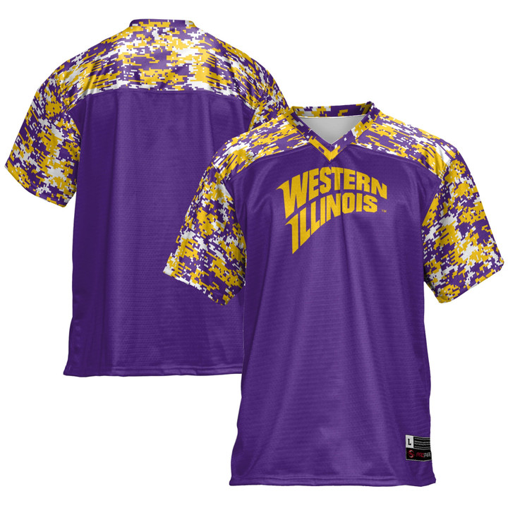 Western Illinois Leathernecks Football Jersey - Purple Ncaa