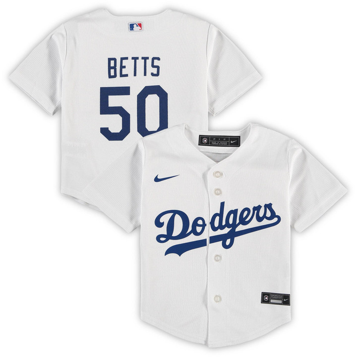 Mookie Betts Los Angeles Dodgers Nike Toddler Home Replica Player Jersey - White Mlb