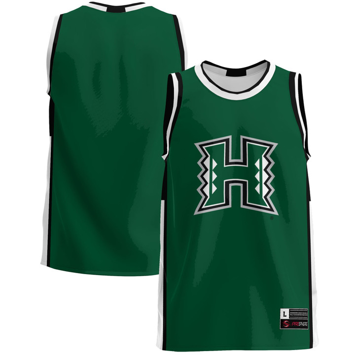 Hawaii Warriors Basketball Jersey - Green Ncaa