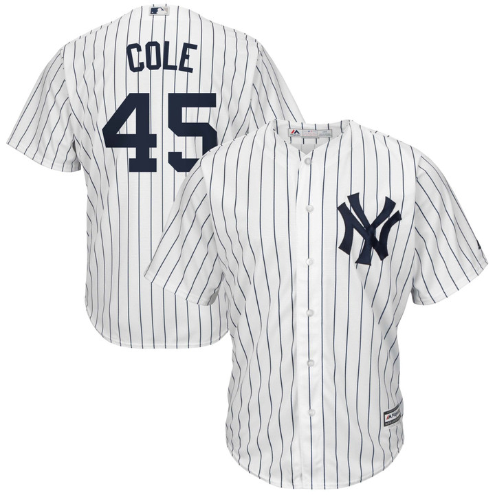 Gerrit Cole New York Yankees Big & Tall Replica Player Jersey - White/Navy Mlb