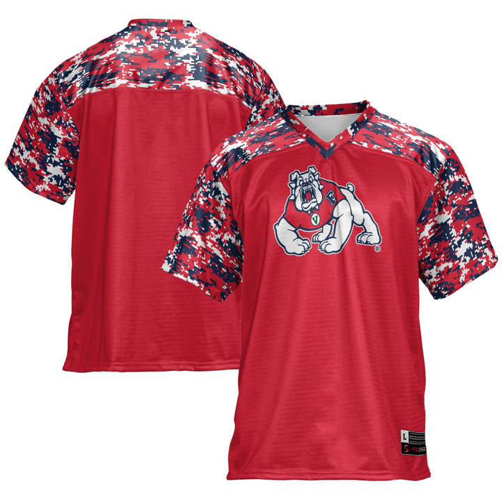 Fresno State Bulldogs Football Jersey - Red Ncaa
