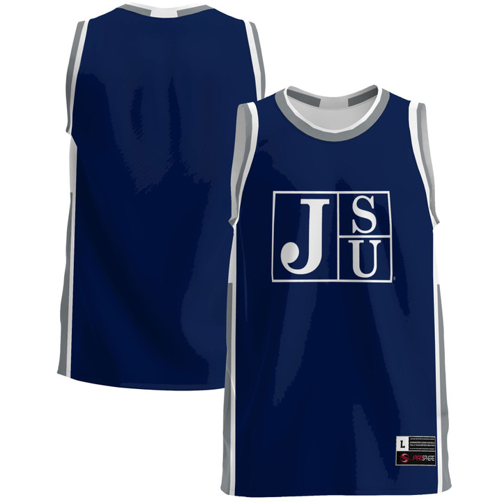 Jackson State Tigers Basketball Jersey - Navy Ncaa