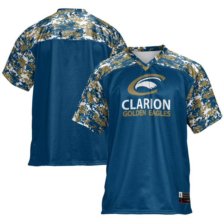 Clarion Golden Eagles Football Jersey - Blue Ncaa