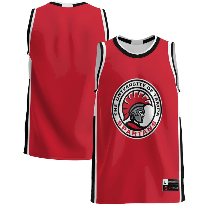 University Of Tampa Spartans Basketball Jersey - Red Ncaa