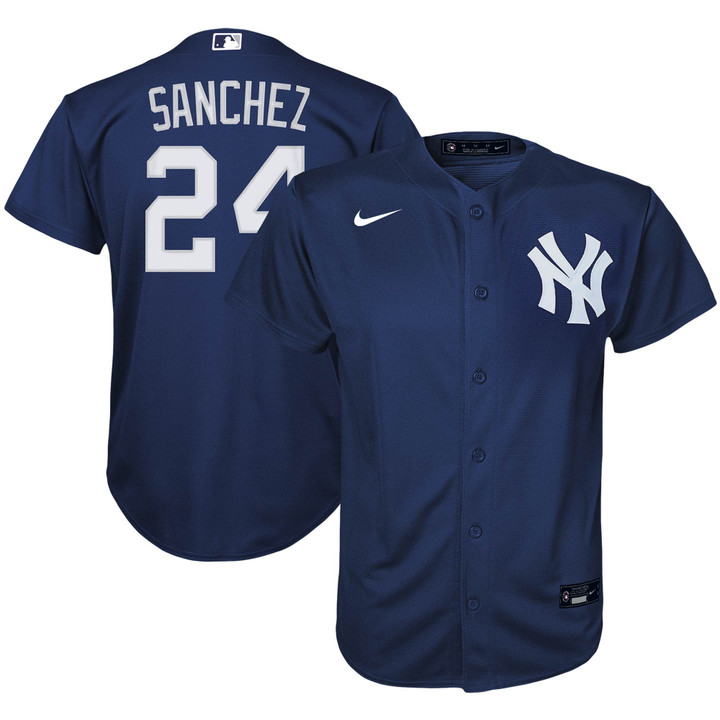 Gary Sanchez New York Yankees Nike  Alternate Replica Player Jersey - Navy Mlb