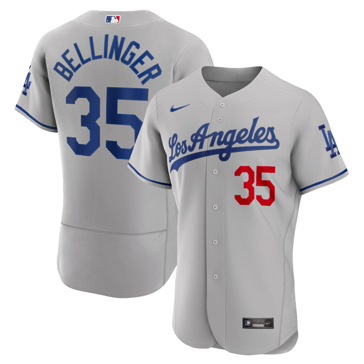 Cody Bellinger Los Angeles Dodgers Nike Road Authentic Player Jersey Gray Mlb