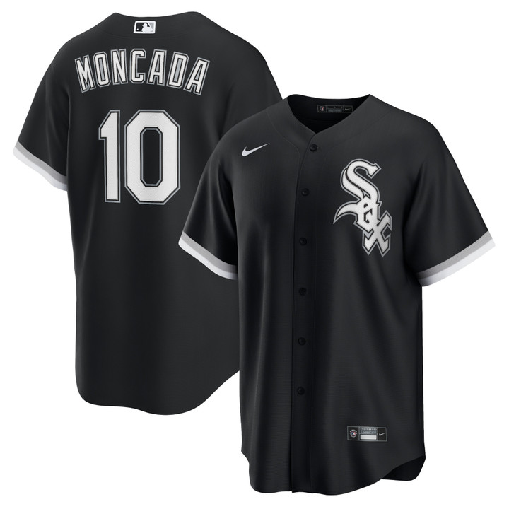 Yoan Moncada Chicago White Sox Nike Alternate Replica Player Name Jersey - Black Mlb