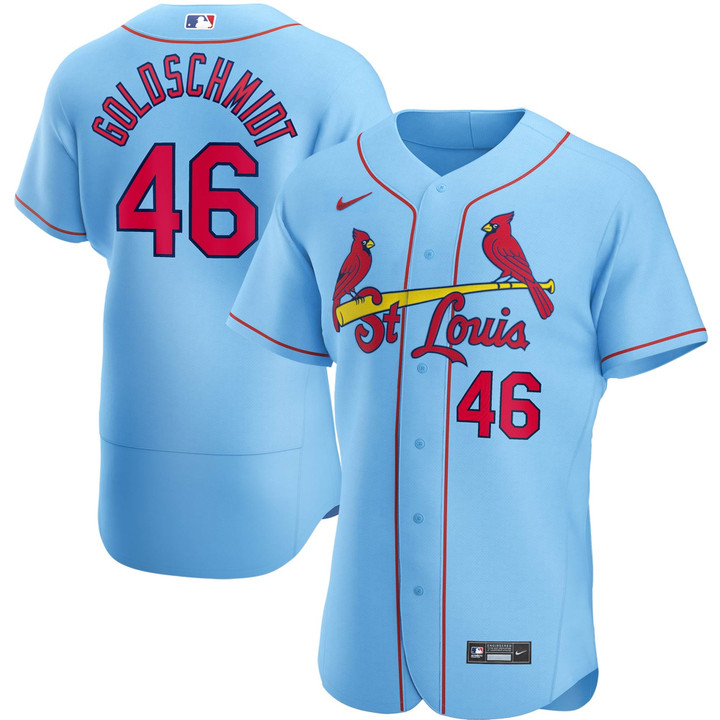 Paul Goldschmidt St. Louis Cardinals Nike Alternate Authentic Player Jersey - Light Blue Mlb