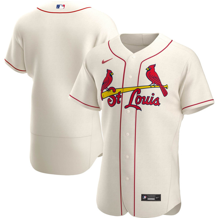 St Louis Cardinals Nike Alternate Authentic Team Jersey Cream Mlb