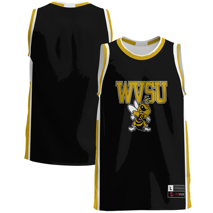 West Virginia State Yellow Jackets Basketball Jersey - Black Ncaa