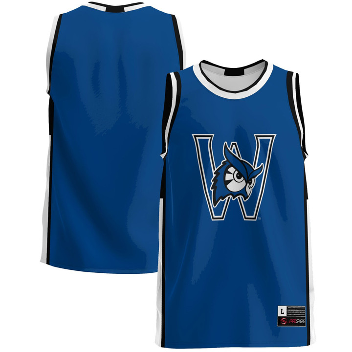 Westfield State Owls Basketball Jersey - Blue Ncaa