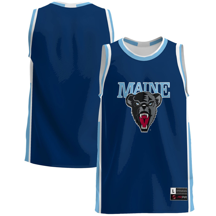 Maine Black Bears Basketball Jersey - Navy Ncaa