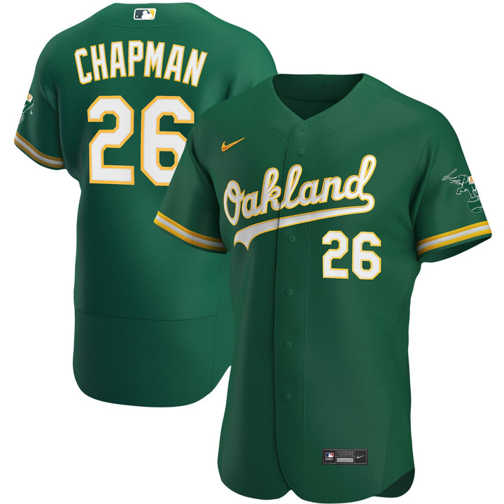 Matt Chapman Oakland Athletics Nike Alternate Authentic Player Jersey - Kelly Green Mlb