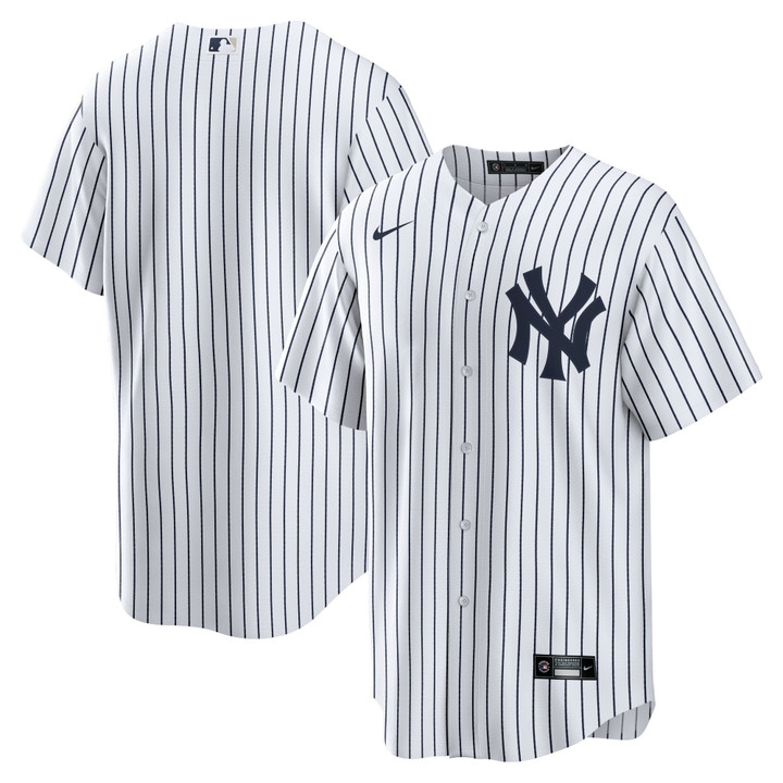 New York Yankees Nike Home Replica Team Jersey - White Mlb