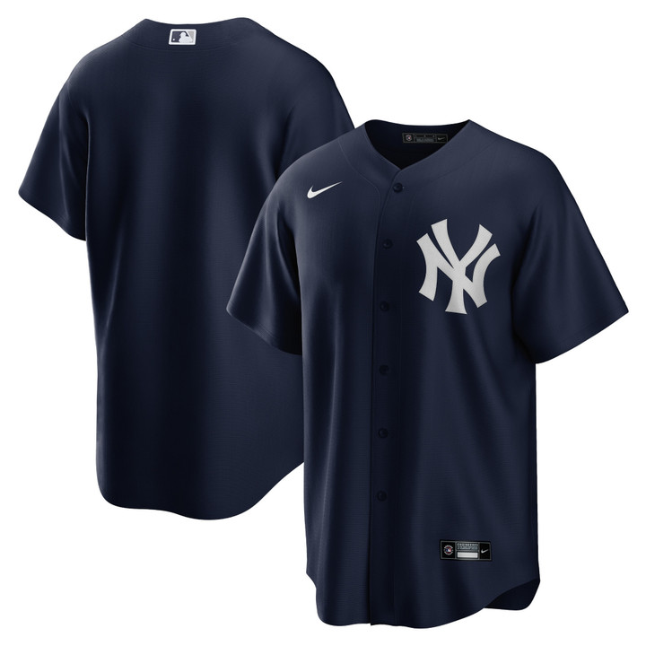 New York Yankees Nike Alternate Replica Team Jersey - Navy Mlb