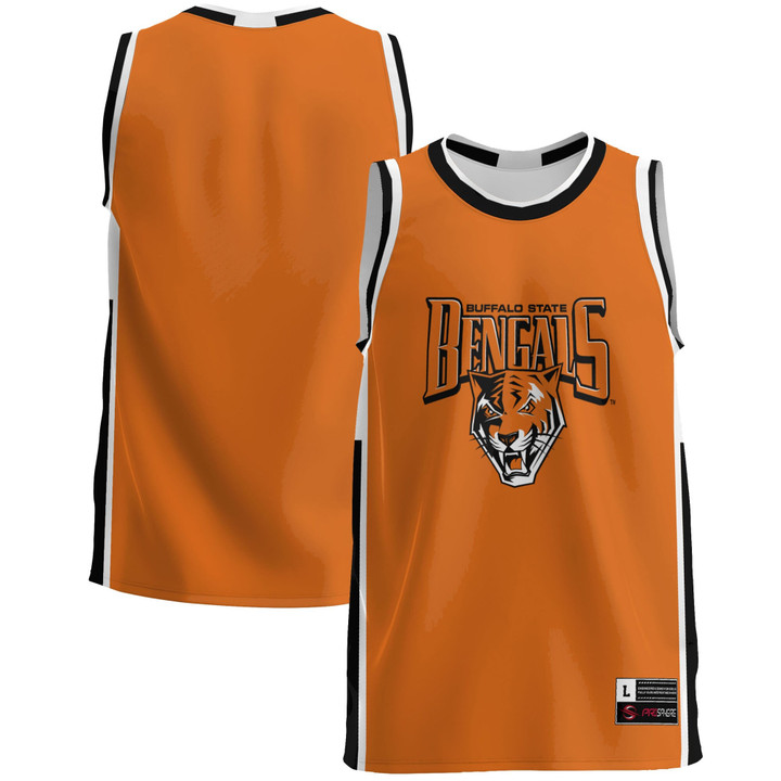 Buffalo State Bengals Basketball Jersey - Orange Ncaa