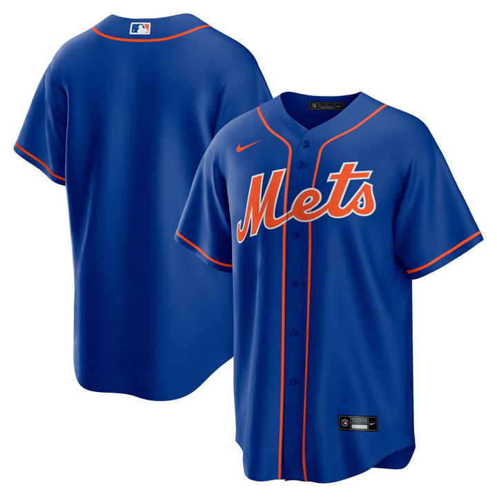 New York Mets Nike Alternate Replica Team Jersey Royal Mlb