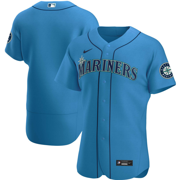 Seattle Mariners Nike Alternate Authentic Team Jersey - Royal Mlb